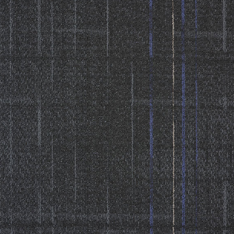Mannington Carpet Tile Blue / Gray / Black / Cream 24x24. 740 SF (#26)