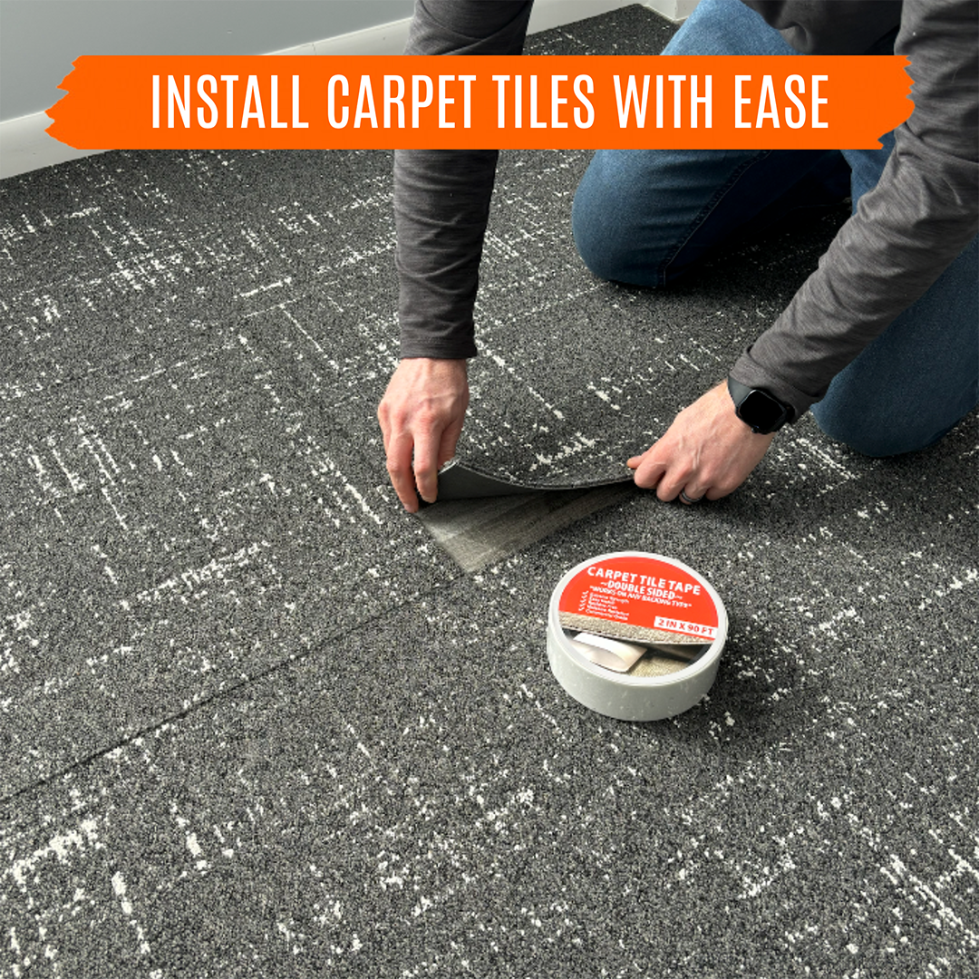 Wide Carpet Tile Tape 4in x 90ft - All Flooring Now