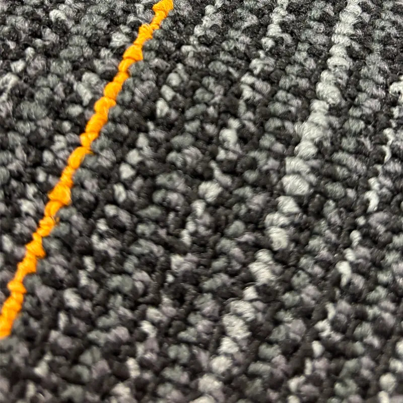 Shaw Carpet Tile Gray w Orange Accents 24x24. 328 SF (#15) - All Flooring Now