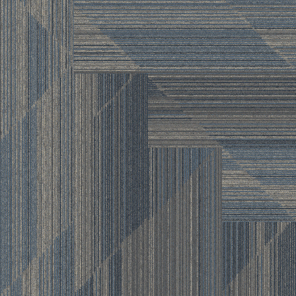 Interface Carpet Tile Blues / Grays 10x39 (#8) - All Flooring Now
