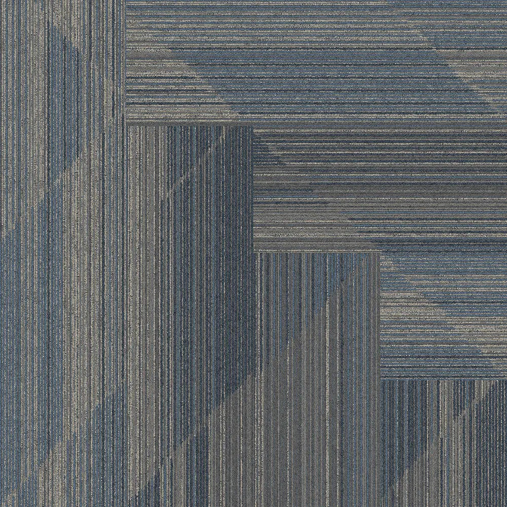 Interface Carpet Tile Blues / Grays 10x39 (#8) - All Flooring Now