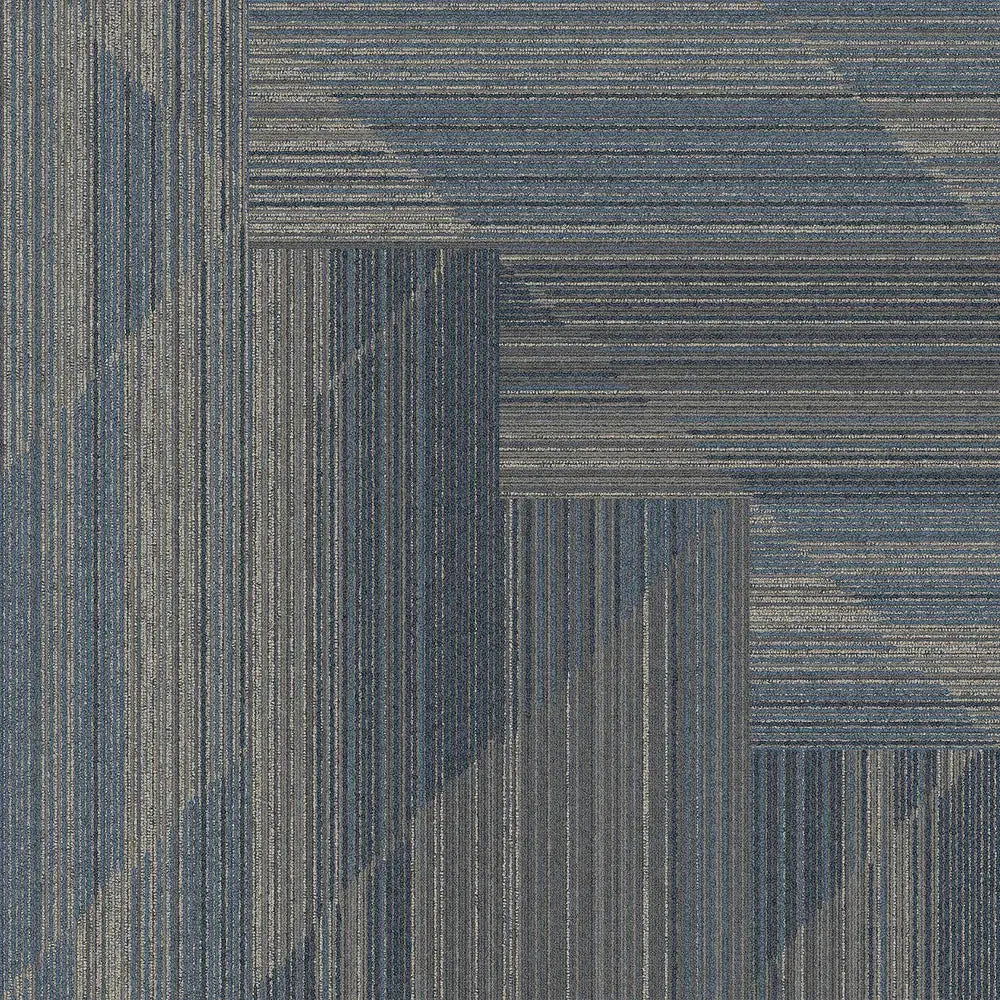 Interface Carpet Tile Blues / Grays 10x39 (#8) - All Flooring Now