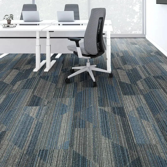 Interface Carpet Tile Blues / Grays 10x39 (#8) - All Flooring Now