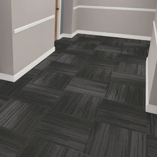 J&J Carpet Tile Grays Stripe 24 in x24 in. 720 SF (#11) - All Flooring Now