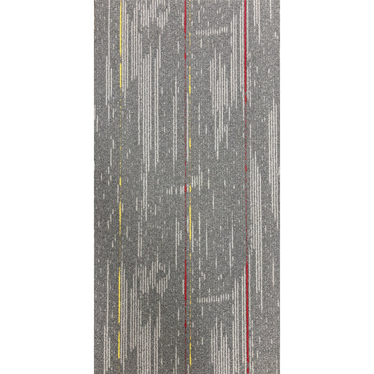 Phenix Carpet Tile Gray / Red / Yellow 19.6x39.4 (#11) - All Flooring Now