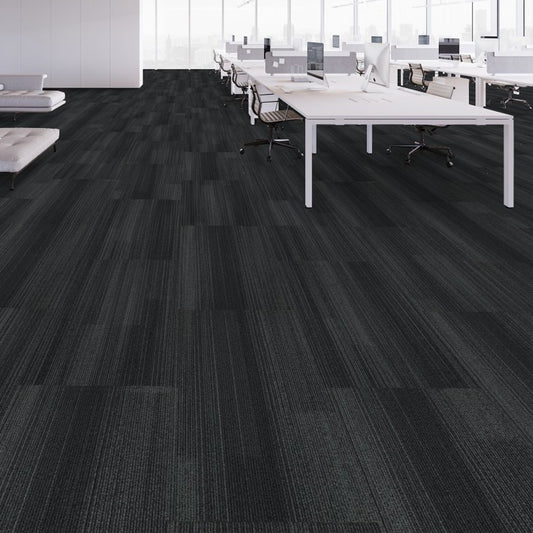 Shaw Carpet Tile Black / Gray 18x36. 945 SF (#10) - All Flooring Now