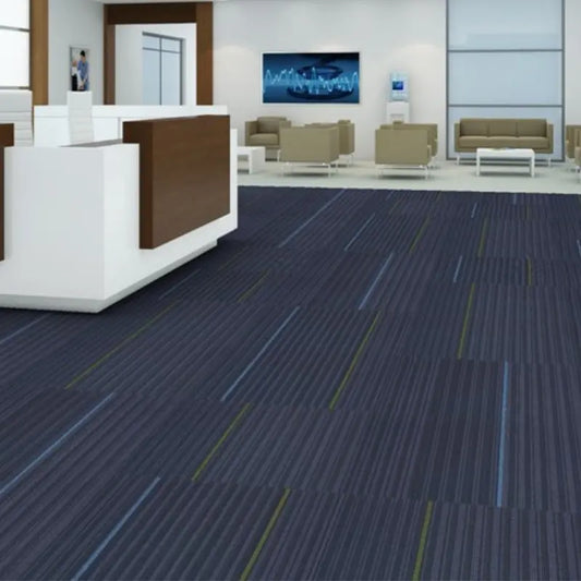 Shaw Carpet Tile Blue / Green / Turquoise 24x24 (#24) - All Flooring Now