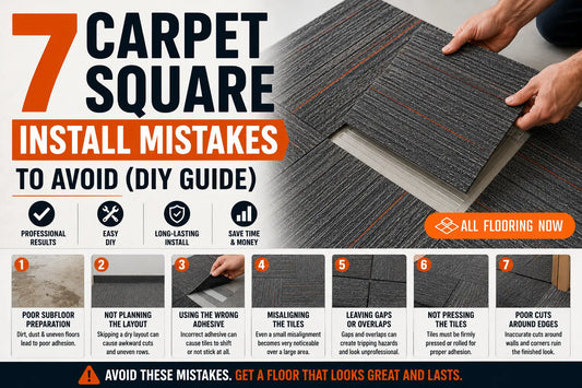7 Carpet Square Install Mistakes to Avoid (DIY Guide) All Flooring Now