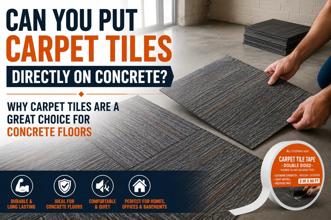 Can You Put Carpet Tiles Directly on Concrete? Why Carpet Tiles Are a Great Choice for Concrete Floors All Flooring Now