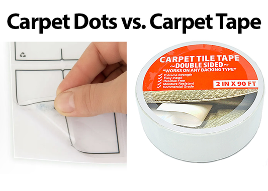 Carpet Tape or FlorDots / Tactiles for Installing Carpet Tiles?