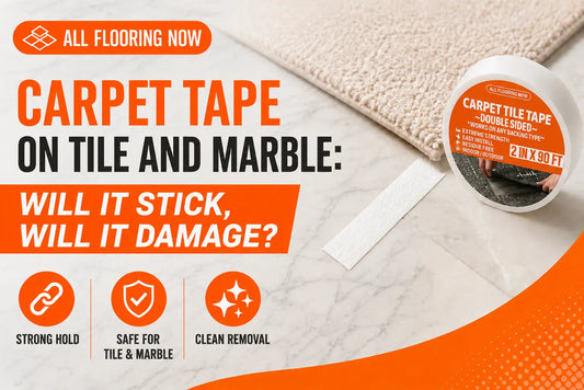 Carpet Tape on Tile and Marble: Will It Stick, Will It Damage? All Flooring Now