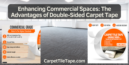 Enhancing Commercial Spaces: The Advantages of Double-Sided Carpet Tape