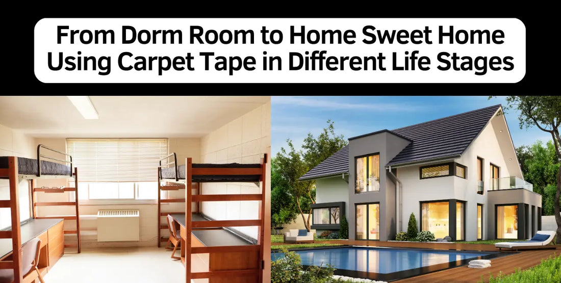 From Dorm Room to Home Sweet Home: Using Carpet Tape in Different Life Stages - All Flooring Now