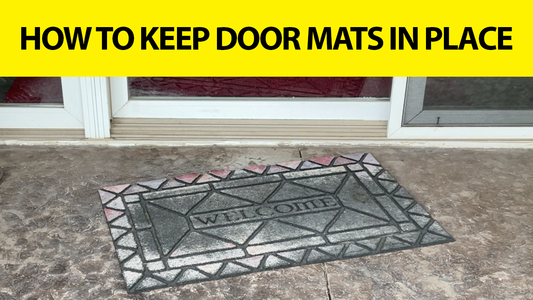 How To Keep Door Mats In Place Both Indoor or Outdoor