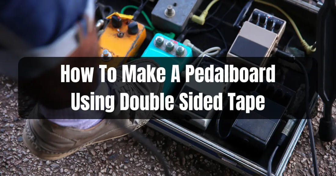 How to Make a Guitar Pedalboard Using Double-Sided Carpet Tape (No Velcro Needed) - All Flooring Now