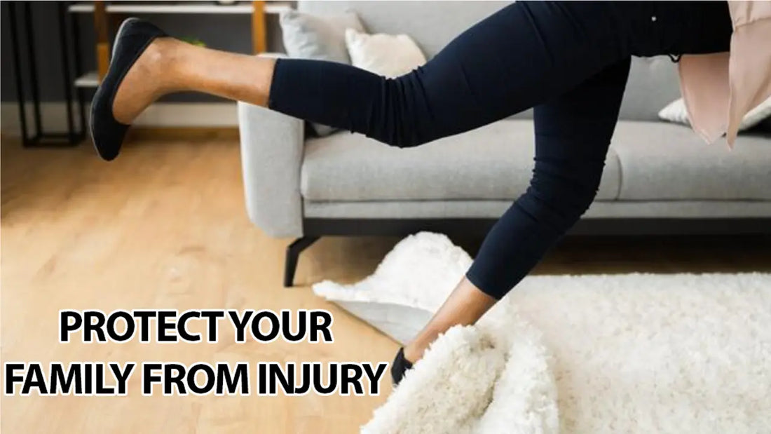 Protect Your Family From Slip, Trip and Fall Injuries By Using Double Sided Tape On Your Rugs - All Flooring Now