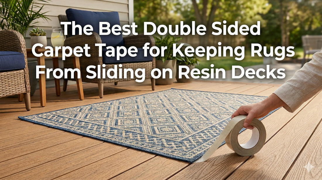 The Best Double Sided Carpet Tape for Keeping Rugs from Sliding on Resin Decks