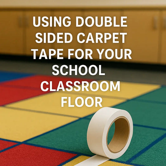 Using Double Sided Carpet Tape for Your School Classroom Floor - All Flooring Now