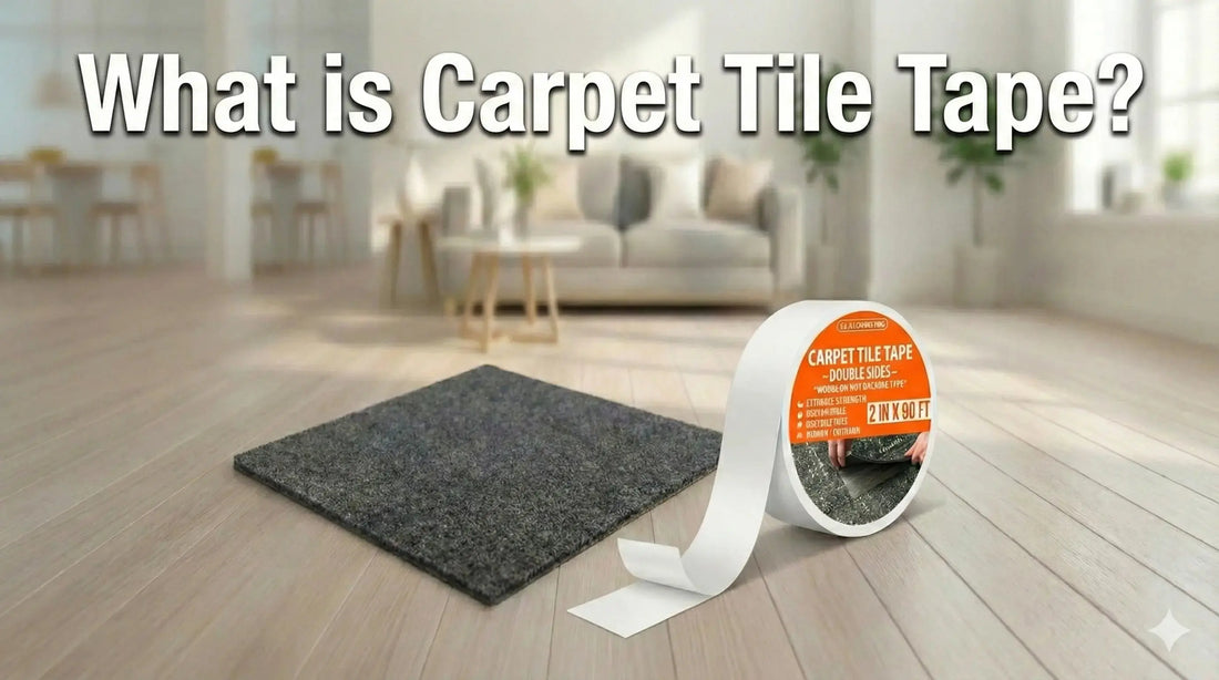 What is Carpet Tile Tape? The Heavy-Duty, Residue-Free Solution for Your Floors All Flooring Now