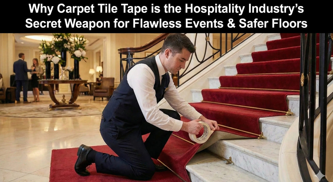 Why Carpet Tile Tape is the Hospitality Industry’s Secret Weapon for Flawless Events & Safer Floors All Flooring Now