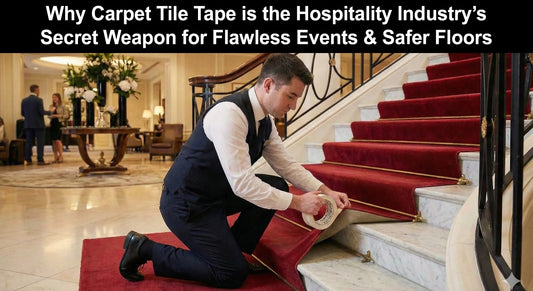 Why Carpet Tile Tape is the Hospitality Industry’s Secret Weapon for Flawless Events & Safer Floors All Flooring Now