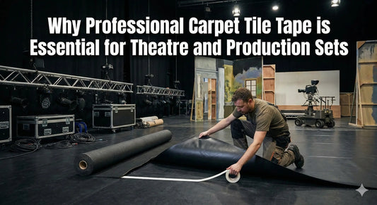 The Stage Manager’s Best Friend: Why Professional Carpet Tile Tape is Essential for Theatre and Production Sets All Flooring Now