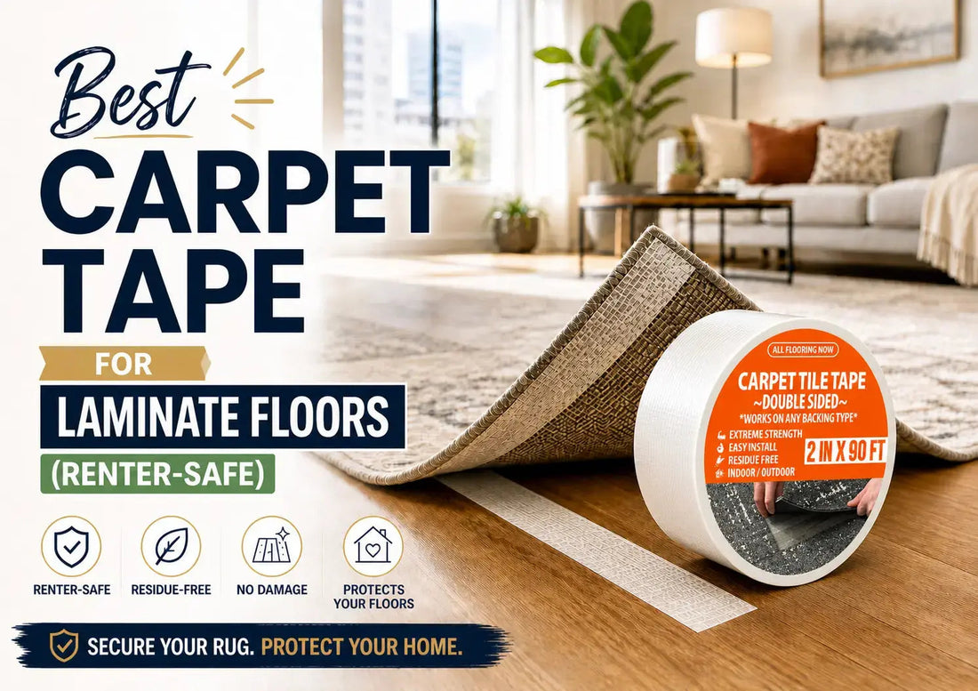 Best Carpet Tape for Laminate Floors (Renter-Safe) All Flooring Now