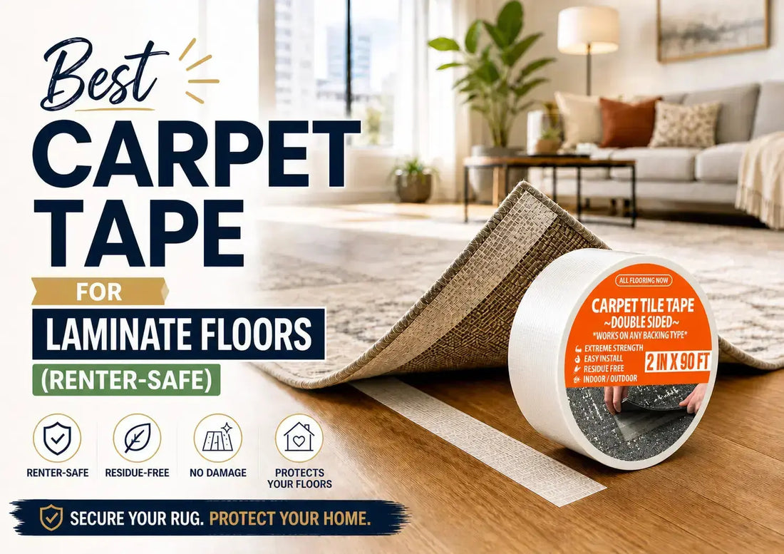 Best Carpet Tape for Laminate Floors (Renter-Safe) All Flooring Now