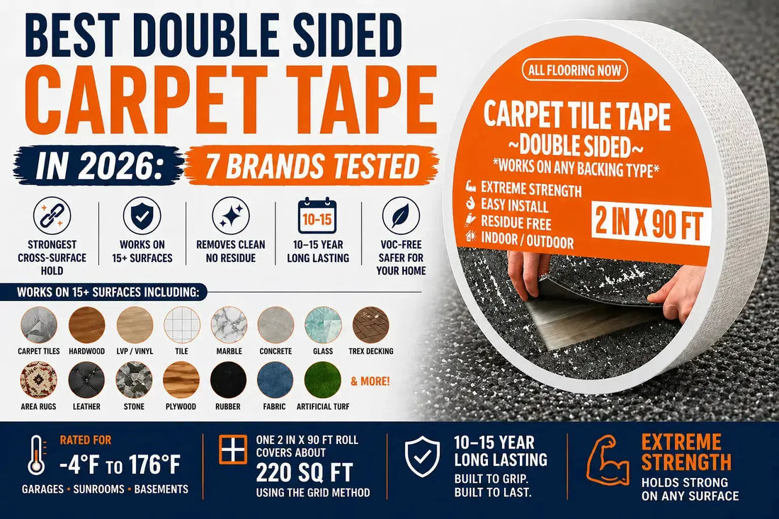 Best Double Sided Carpet Tape in 2026: 7 Brands Tested All Flooring Now