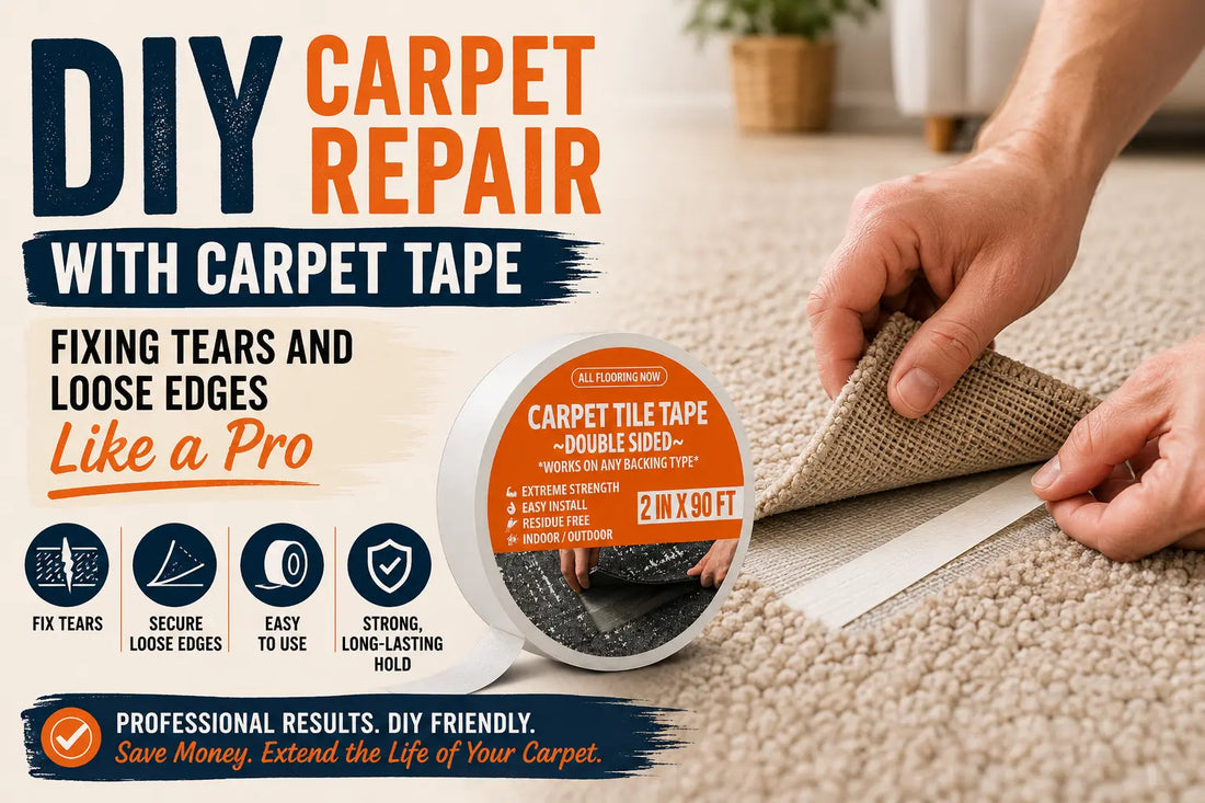 DIY Carpet Repair with Carpet Tape: Fixing Tears and Loose Edges Like a Pro All Flooring Now