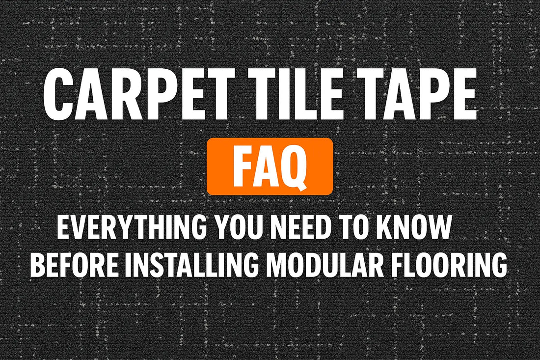 Carpet Tile Tape FAQ: Everything You Need to Know Before Installing Modular Flooring - All Flooring Now