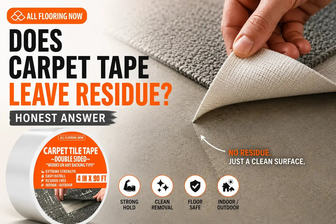 Does Carpet Tape Leave Residue? Honest Answer All Flooring Now