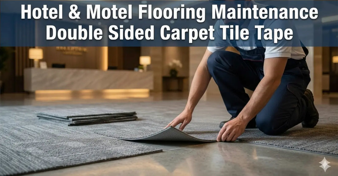 Hotel & Motel Flooring Maintenance: Why Carpet Tile Tape is the Industry’s Secret Weapon