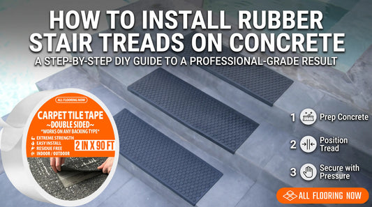 How to Install Rubber Stair Treads On Concrete All Flooring Now