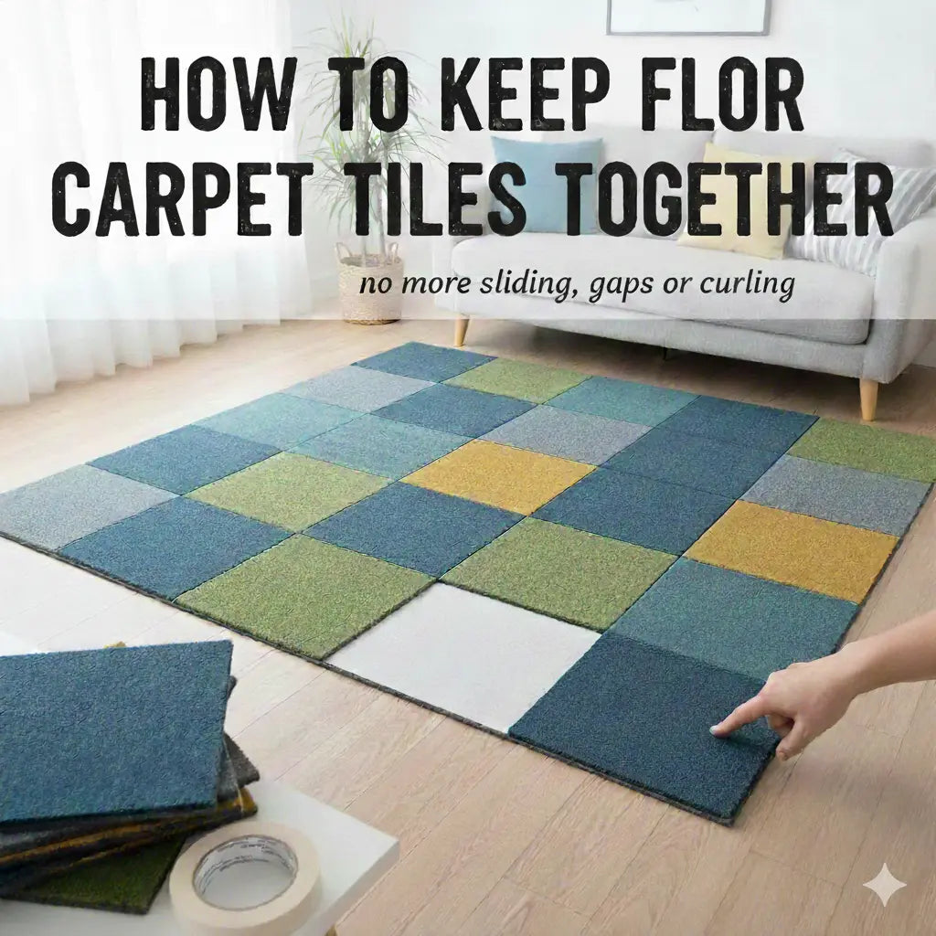 How to Keep FLOR Carpet Tiles Together - All Flooring Now