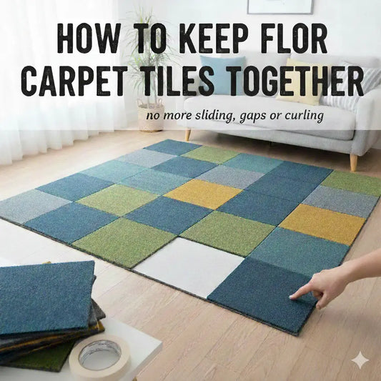 How to Keep FLOR Carpet Tiles Together - All Flooring Now