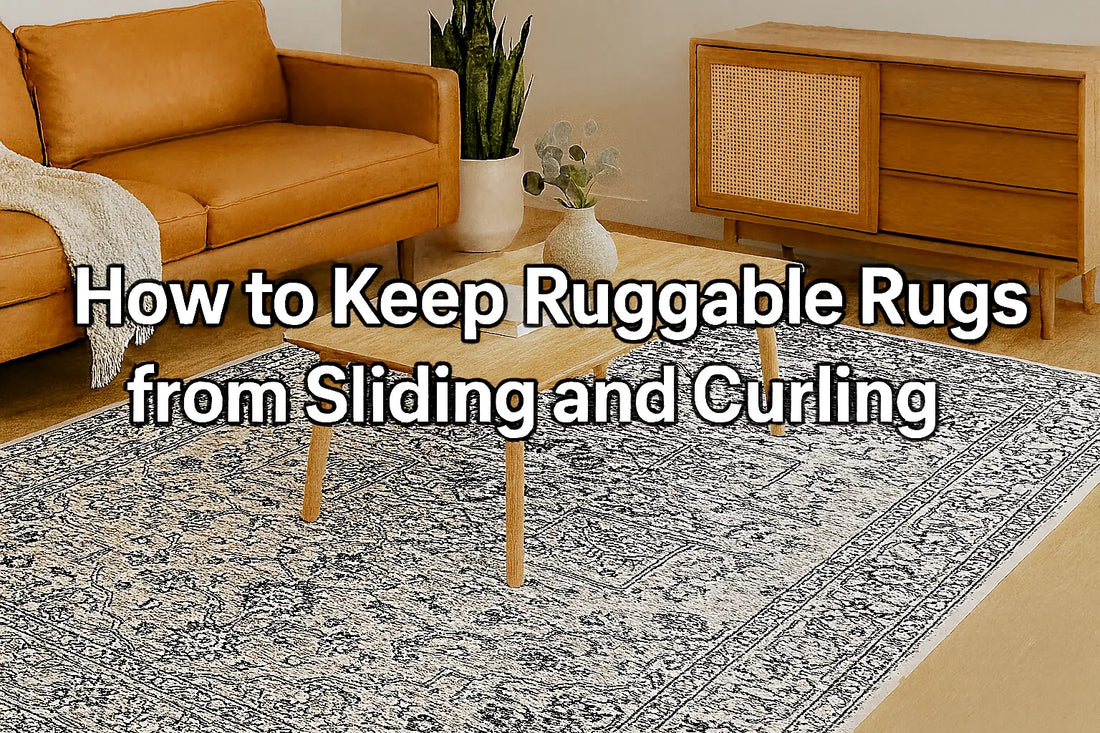 Rug Ruckling How to Keep Ruggable Rugs from Sliding and Curling - All Flooring Now