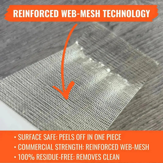 Difference between web mesh reinforced carpet tape and standard double sided tape All Flooring Now