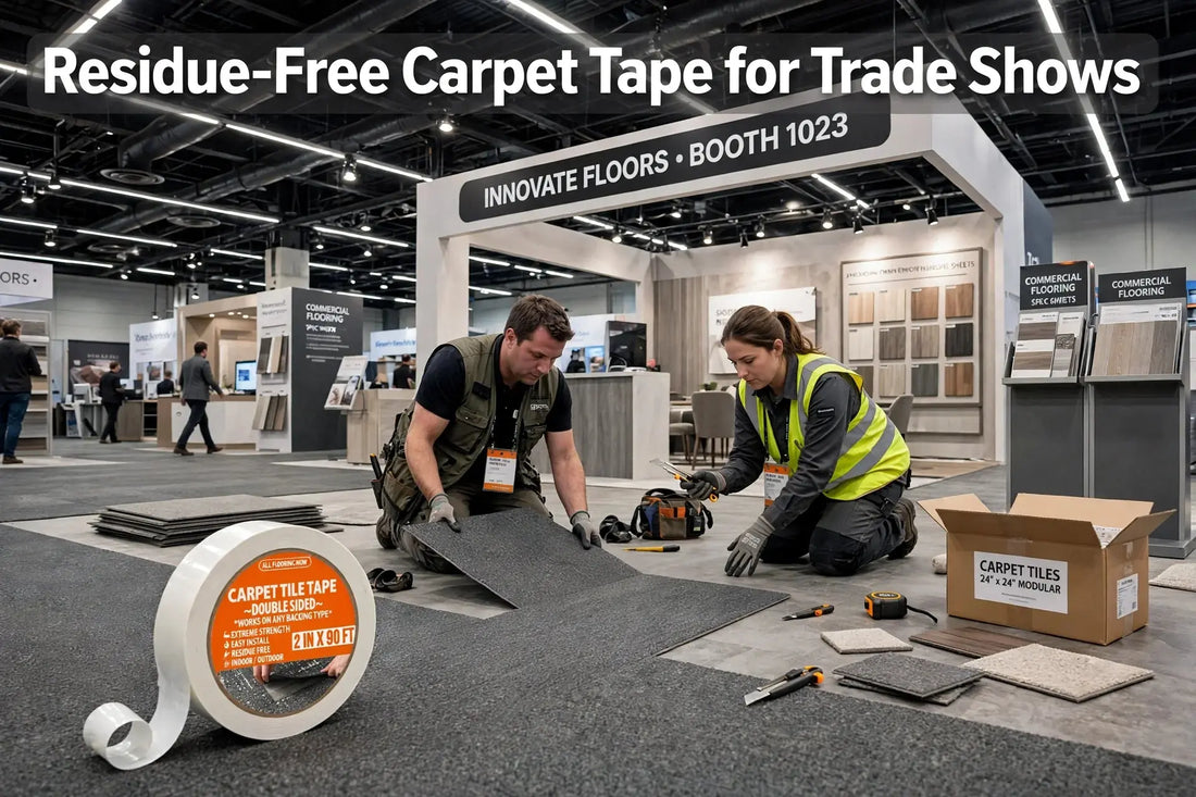 Residue-Free Carpet Tape for Trade Shows - Event Operations Coordinator All Flooring Now