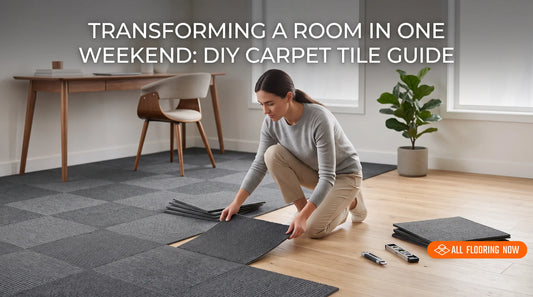 Transforming a Room in One Weekend: DIY Carpet Tile Guide All Flooring Now