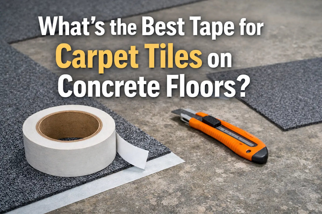 What’s the Best Tape for Carpet Tiles on Concrete Floors?