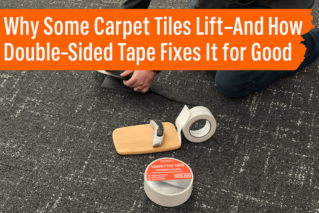 Why Some Carpet Tiles Lift And How Double-Sided Tape Fixes It for Good