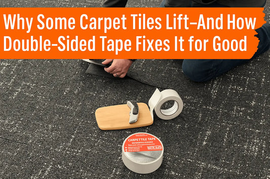 Why Some Carpet Tiles Lift And How Double-Sided Tape Fixes It for Good - All Flooring Now