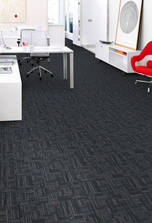 Aladdin Carpet Tile Blues / Grays 24x24 (#50) - All Flooring Now