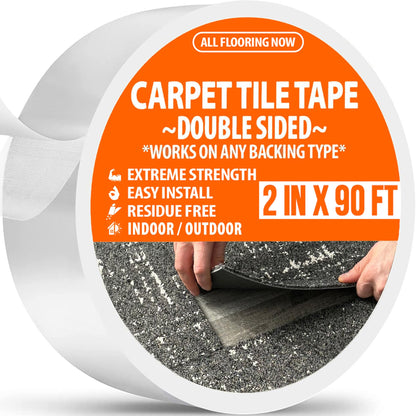 Carpet Tile Tape 2in x 90ft - All Flooring Now