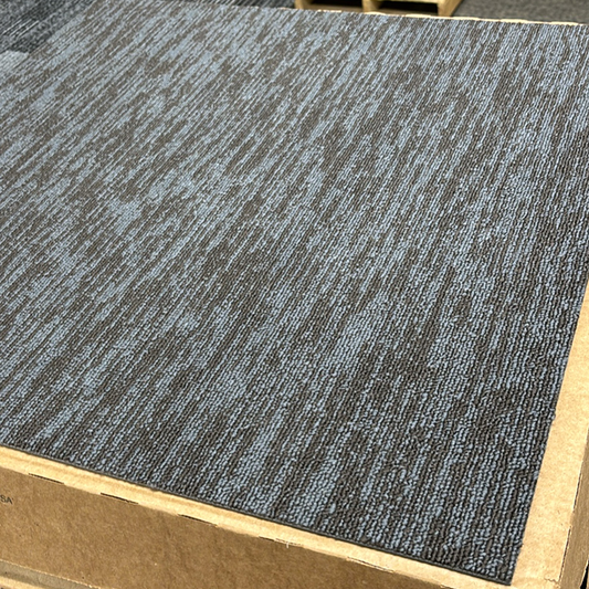 Mannington Carpet Tile Black / Blue 24x24. 864 SF (#24) - All Flooring Now