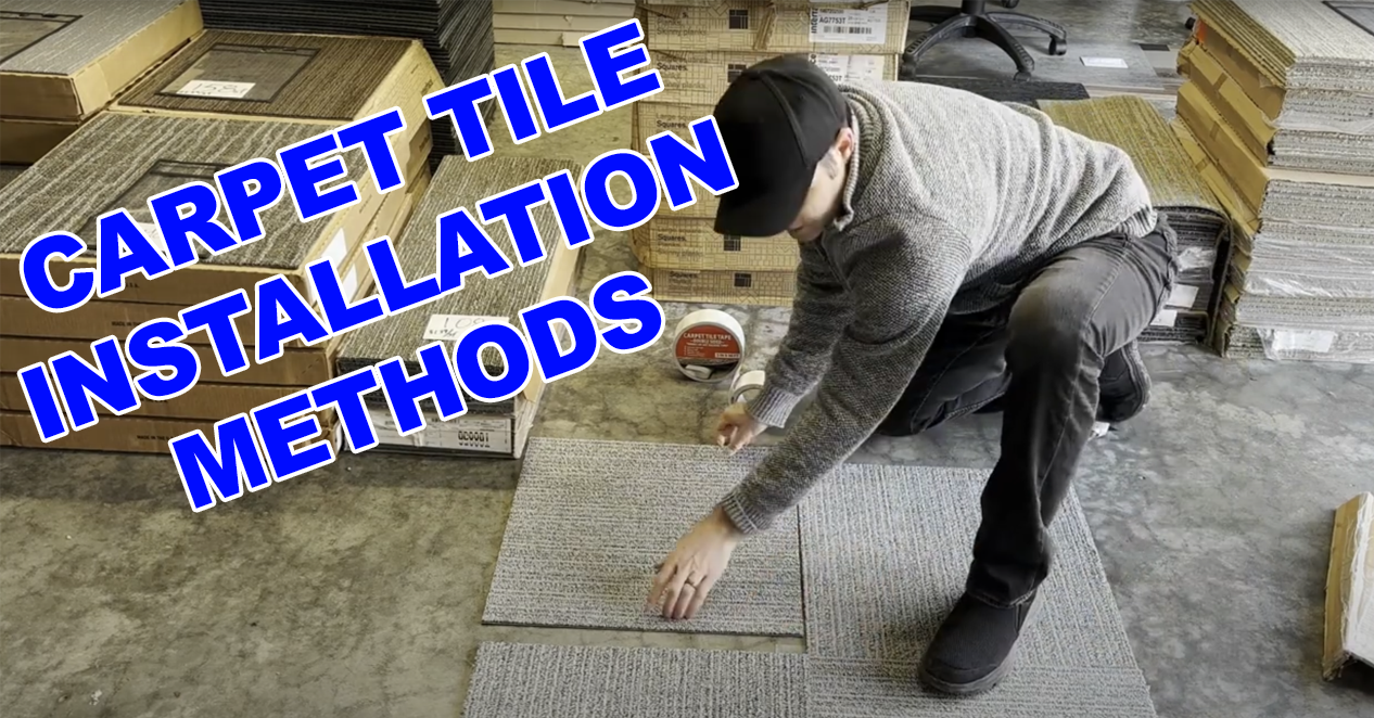 Load video: carpet tile installation methods explained
