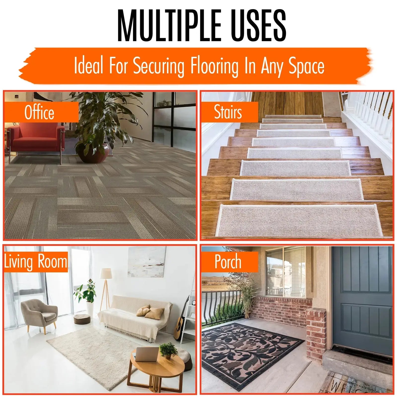 Wide Carpet Tile Tape 4in x 90ft - All Flooring Now