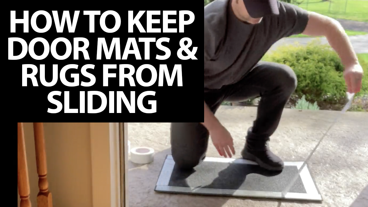 Load video: how to keep door mats and rugs from sliding