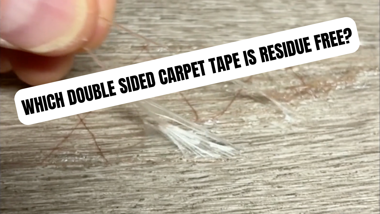 Load video: which double sided carpet tape is residue free?